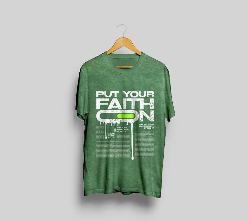 PUT YOUR FAITH ON (STONE WASH)